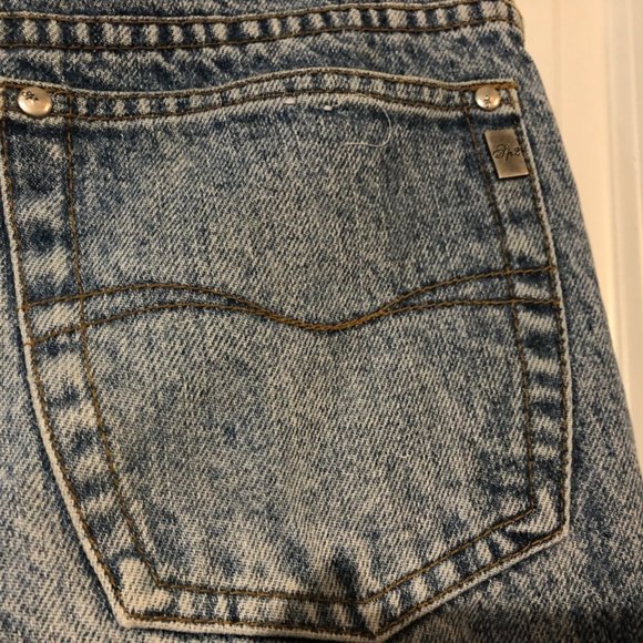 Vintage 100% Cotton High Rise Straight Slim Legged Jeans, Korean brand "Sparta" - Picture 7 of 8